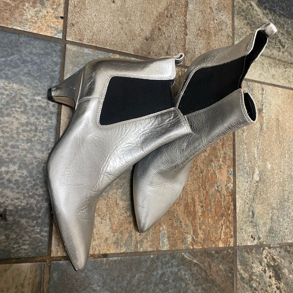 Sam Edelman Silver Boots - Picture 2 of 2